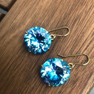 Kate Spade Turquoise Shine On Drop Earrings 